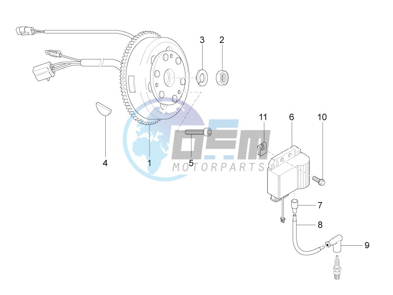 Cdi magneto assy - Ignition unit