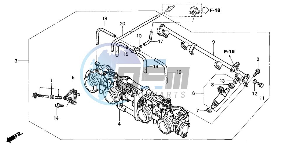 THROTTLE BODY (ASSY.)