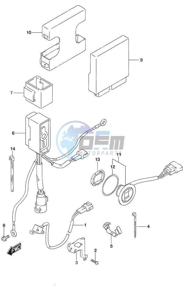 PTT Switch/Engine Control Unit High Thrust