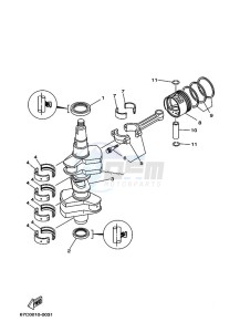 F40BMHDS drawing CRANKSHAFT--PISTON