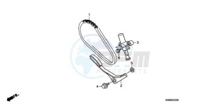 TRX250X9 Australia - (U) drawing CAM CHAIN