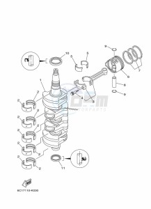 FT50JETL drawing CRANKSHAFT--PISTON