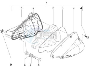 Liberty 125 4t Sport (UK) UK drawing Air filter