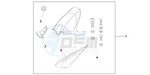 CBR1000RR9 Europe Direct - (ED / MME REP) drawing HUGGER REPSOL REPLICA