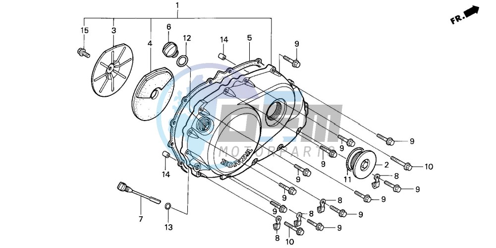 RIGHT CRANKCASE COVER