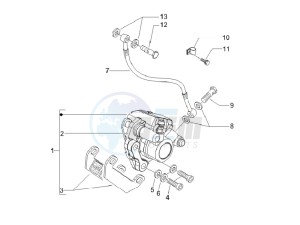 LX 150 4T E3 Vietnam drawing Brakes pipes - Calipers