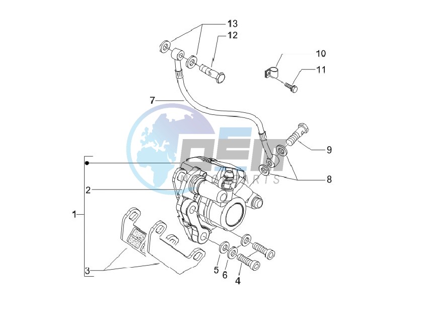 Brakes pipes - Calipers