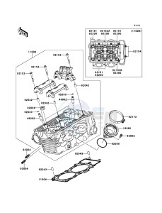 VERSYS KLE650CEF XX (EU ME A(FRICA) drawing Cylinder Head