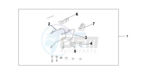 CBF500 drawing PANNIER STAY SET