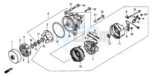 GL1500SE GOLDWING SE drawing GENERATOR