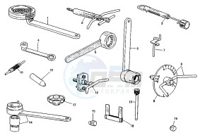 ELEFANT 750 drawing WORKSHOP SERVICE TOOLS