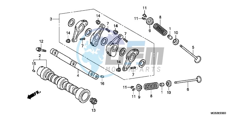 CAMSHAFT/ VALVE