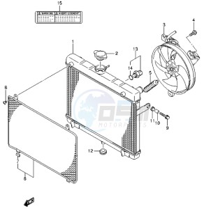 LT-A500X drawing RADIATOR