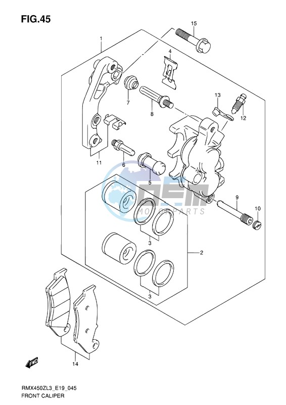 FRONT CALIPER