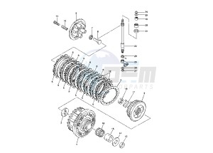 YZF R46 600 drawing CLUTCH