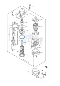 DF 60A drawing Starting Motor