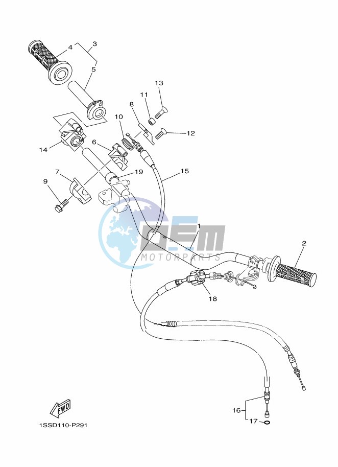 STEERING HANDLE & CABLE