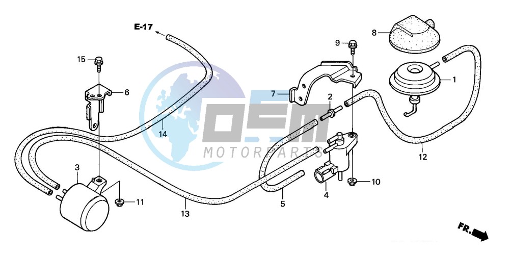 SOLENOID VALVE (VTR1000SP Y/1)