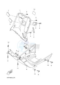 CW50N BOOSTER NAKED (2B7N 2B7N) drawing LEG SHIELD