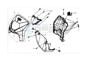 EURO MX 125 DUAL DISK 50 drawing FR PLATE / HEAD LIGHT