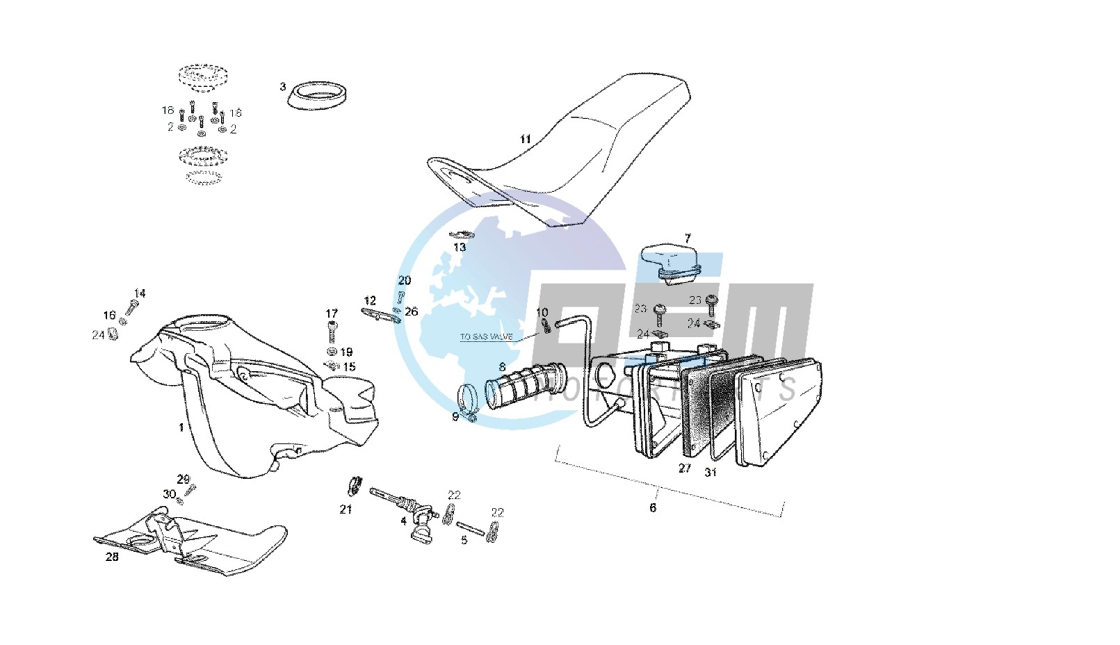 FUEL TANK - SEAT