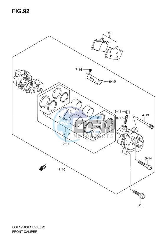 FRONT CALIPER