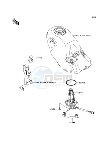 KLX125 KLX125CBF GB XX (EU ME A(FRICA) drawing Fuel Pump