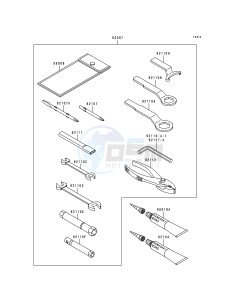 ZX 750 P [NINJA ZX-7R] (P1-P4) [NINJA ZX-7R] drawing OWNERS TOOLS