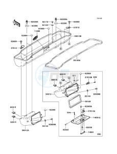 MULE 3010 TRANS 4x4 DIESEL KAF950E8F EU drawing Front Box