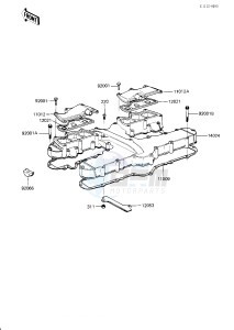 ZN 1300 A [VOYAGER] (A5-A6) [VOYAGER] drawing CYLINDER HEAD COVER