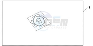 CBF125MB drawing FUEL FILLER PAD