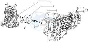 Liberty 125 la poste drawing Crankshaft