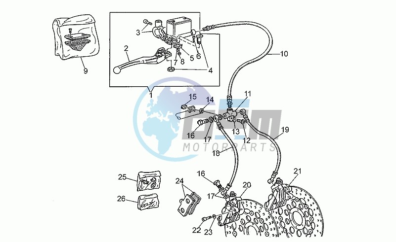 Front brake system