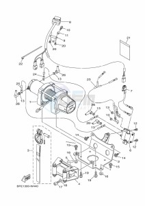 YFM700FWAD GRIZZLY 700 EPS (BLTT) drawing WINCH