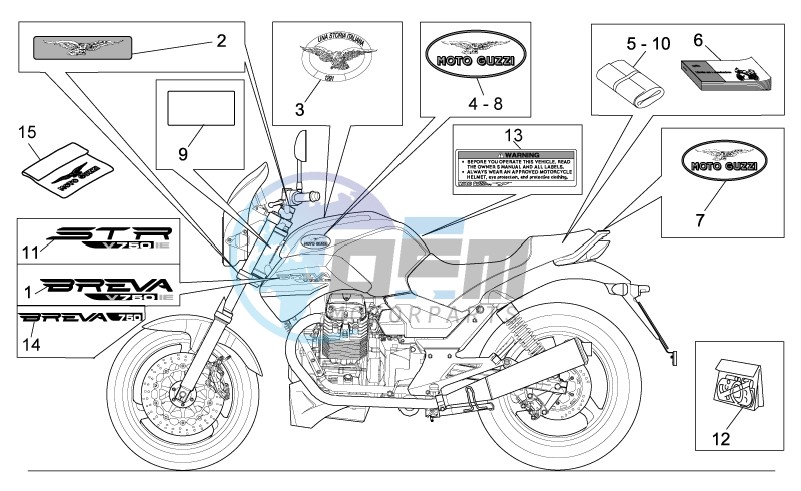 Decal and plate set