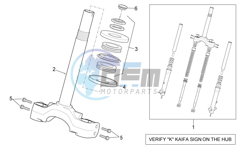 Front fork - Stem base