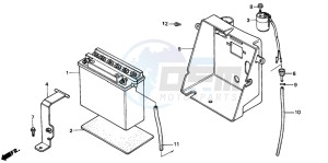 NH80MD drawing BATTERY