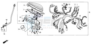 SH50 SCOOPY drawing SPEEDOMETER