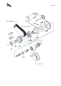 KZ 750 N [SPECTRE] (N1-N2) [SPECTRE] drawing SECONDARY SHAFT