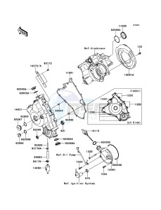 KVF750 4x4 KVF750LCF EU GB drawing Engine Cover(s)