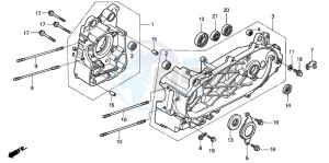 NES125 drawing CRANKCASE