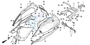 NH90 drawing BODY COVER/REAR CARRIER