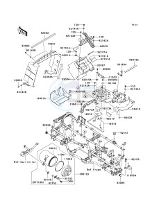 KVF 650 H [BRUTE FORCE 650 4X4I] (H7F-H8F) H8F drawing FRAME FITTINGS