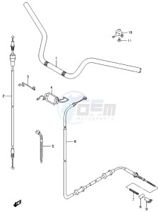 LT-A500X drawing HANDLEBAR