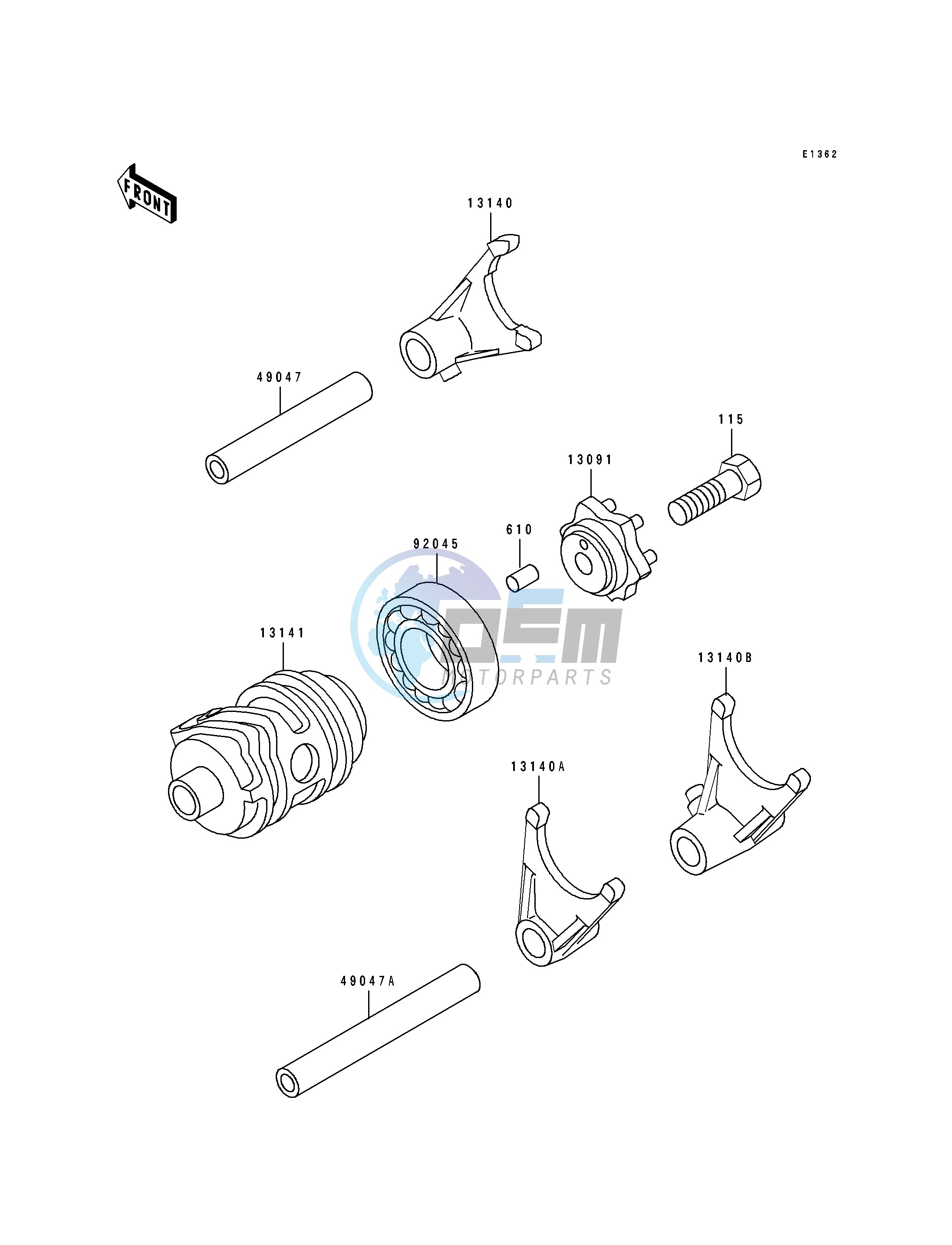 CHANGE DRUM_SHIFT FORK