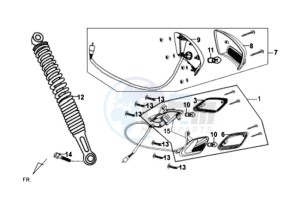 FIDDLE II 50 drawing TAIL LIGHT - REAR SUSPENSION