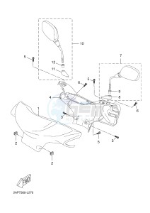 YN50 NEO'S (2APH 2APH 2APH) drawing COWLING 1