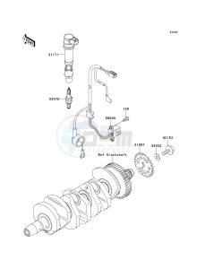 ZX636 C [NINJA ZX-6R] (C6F) C6F drawing IGNITION SYSTEM