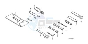 CBR1000RR9 Europe Direct - (ED / MME TRI) drawing TOOLS