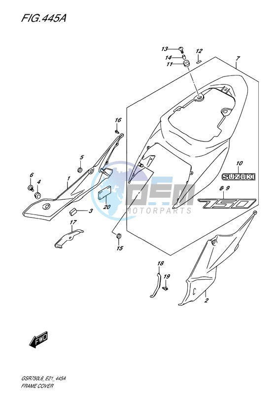 FRAME COVER (FOR YKV,AJX)